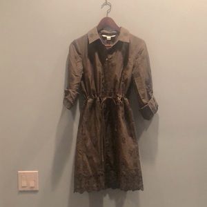 Diane Von Furstenberg:  Olive Green Dress